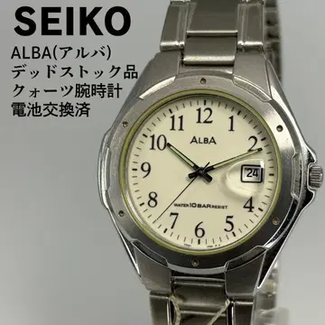 미사용품 SEIKO 세이코 알바 쿼츠 손목시계 배터리 교환 완료