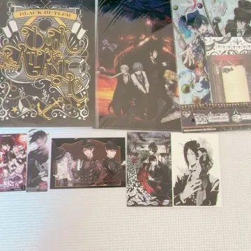 블랙 집사 시엘 세바스찬 엽서 토보소 야나 클리어 파일 카페