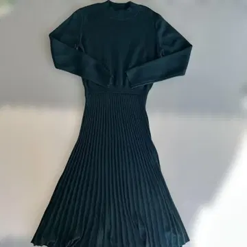 매킨토시 철학 니트 원피스 다크 그린 38