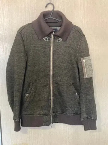 SLICK 집업 자켓 올리브 그린