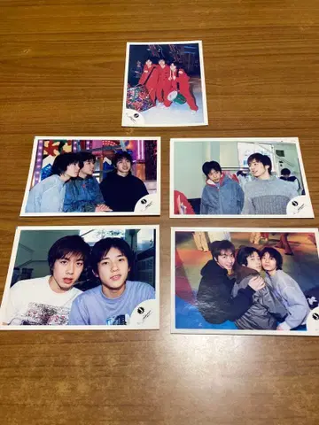 아라시 니노미야 카즈나리 공식 사진 쟈니즈 Jr. 시절 8시J 5장 세트