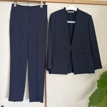 theory lux 네이비 수트 셋업 상하의