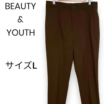 빈티지 BEAUTY & YOUTH 슬랙스 봄/가을 사이즈 L 브라운