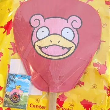 포켓몬 센터 카가와 한정 야돈 대나무 부채 핀즈 세트