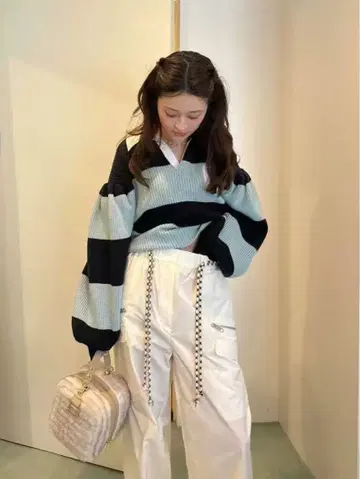 bibiy. B. POLO KNIT 블루