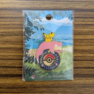 포켓몬 센터 카가와 카가와 한정 야돈 피카츄 로고 핀즈 1개