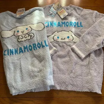 새상품 시나모롤 가디건 풀오버 세트 여성용 L