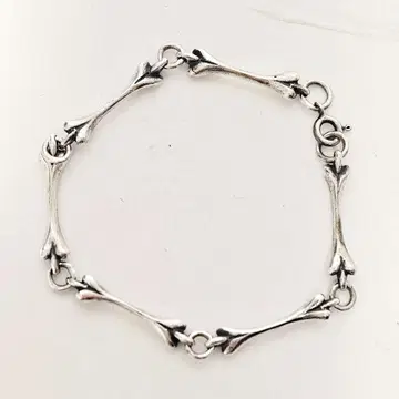 silver925 본 팔찌 뼈 실버 액세서리 락