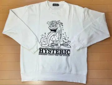 HYSTERIC GLAMOUR 트레이닝복 맨투맨 화이트