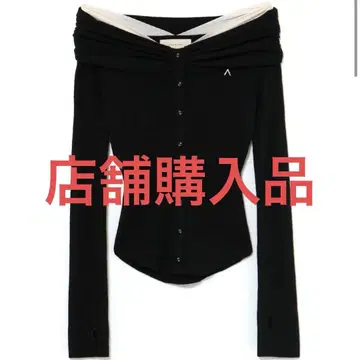 Shannon tulle knit tops and mary black