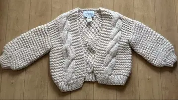 I love Mr. Mittens 케이블 짜임 가디건 최종 가격