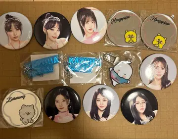 르세라핌 캔뱃지 키링 가챠가챠 세트