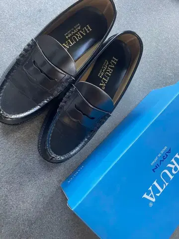 HARUTA 블랙 로퍼 일본제