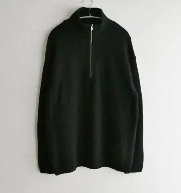 그린 레이블 릴랙싱 아제 하프 지퍼 니트 스웨터