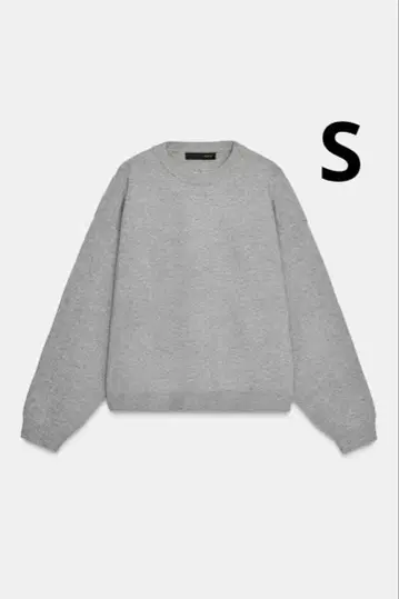 ZARA 자라 무지 니트 스웨트 셔츠 새상품, 미사용