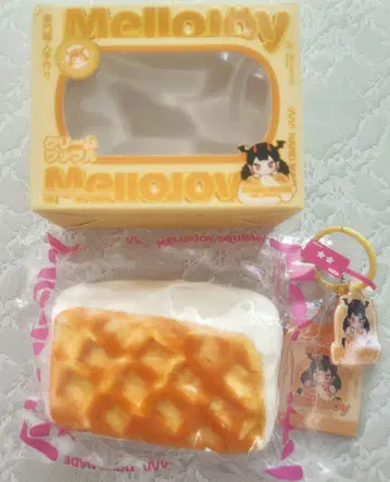 Mellojoy 스퀴즈 크림 와플 스퀘어 사각