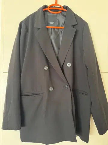 studio CLIP 블랙 더블 브레스트 자켓 L 사이즈 새상품급