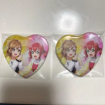 하트 글리터 캔 하나마루&루비 세트