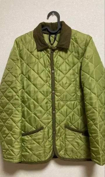 LAVENHAM 퀼팅 자켓 36 올리브 그린
