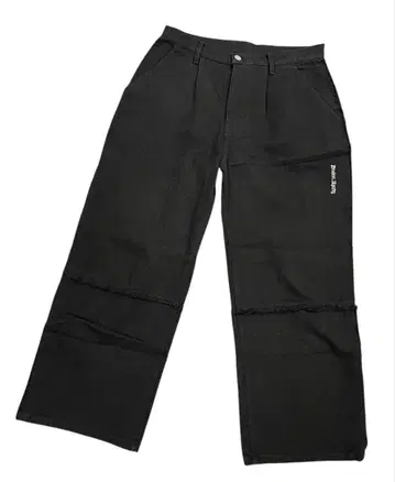 student apathy 배기 와이드 컷오프 데님 L 새상품급