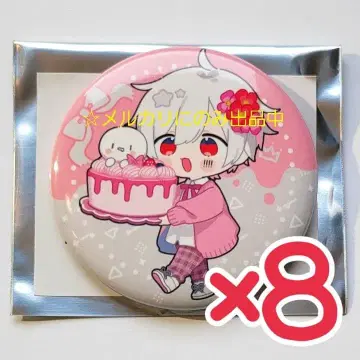 AtR 마후마후 캔뱃지 E 8개 케이크 할로윈 할로파 벌스데이