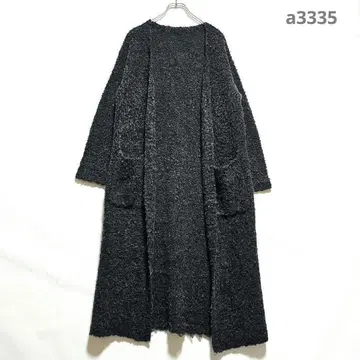 롱 가디건 니트 두꺼운 원단 포켓 그레이 긴팔 아우터 가을 코디