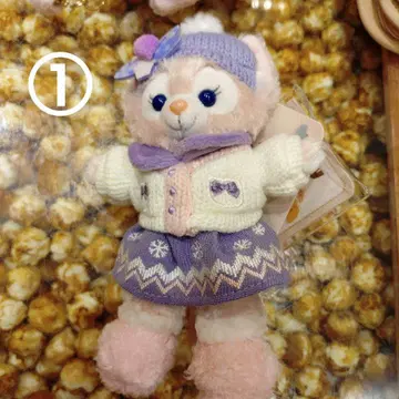 홍콩 디즈니랜드 리나벨 봉제 인형 키체인 바 크리스마스