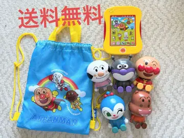 호빵맨 피규어 5개, 컬러 패드 미니, 완구 백 세트