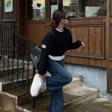 RANCLIC 퀼팅 맨투맨 상의