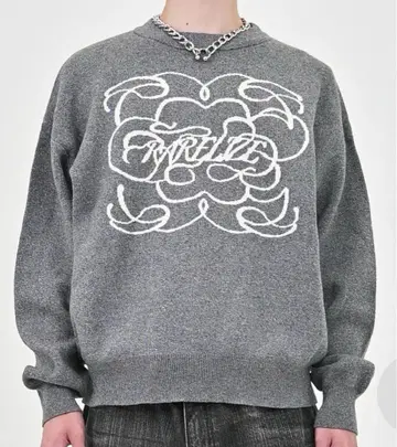 지저인 그레이 스웨터 L 사이즈