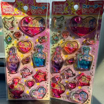 프리큐어 워터씰 워터인씰 모자 꽁지 드롭씰