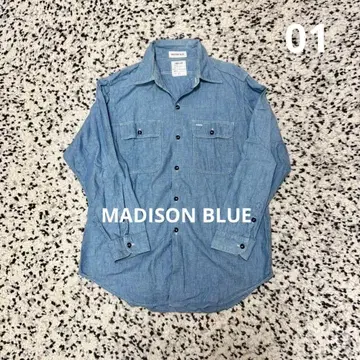 MADISON BLUE 매디슨 블루 햄프턴 셔츠 데님 셔츠