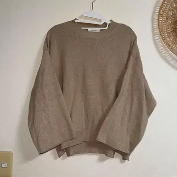 MOUSSY 베이지 니트 셋업