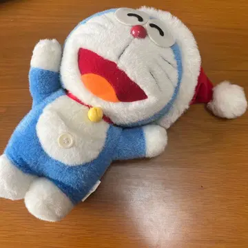 도라에몽 산타 봉제 인형 크리스마스 세로 약 25cm