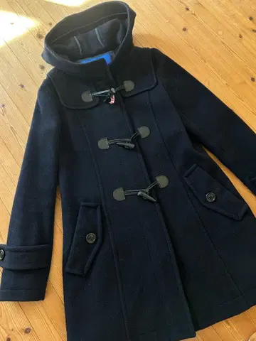 BLUE LABEL CRESTBRIDGE 네이비 더플 코트 36