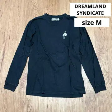 DREAMLAND SYNDICATE 긴팔 T셔츠 블랙 로고