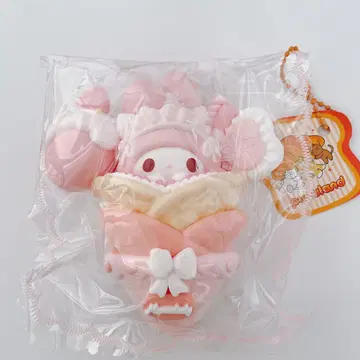디저트 캐릭터 스퀴즈 핑크 약 12cm
