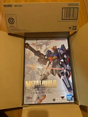METAL BUILD 제타 건담 & 하이퍼 메가 런처 세트 Z 건담