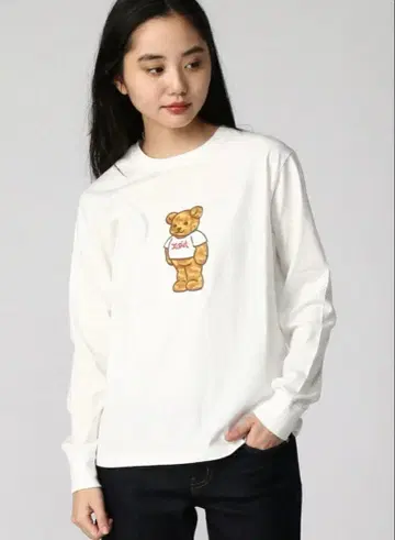 X-GIRL BEAR L/S REGULAR TEE