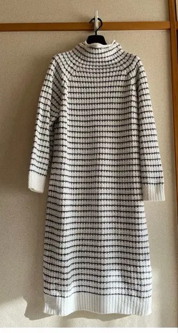 [ gelato pique ] 스트라이프 하이넥 니트 룸웨어