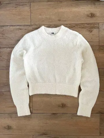 H BEAUTY&YOUTH 알파카 크롭 니트