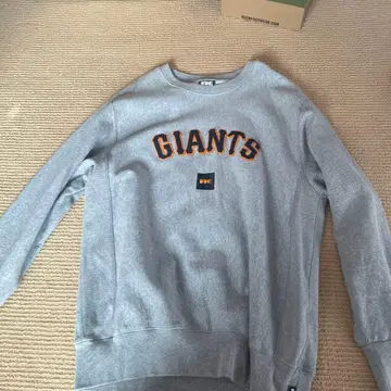 FTC GIANTS 로고 그레이 맨투맨 L