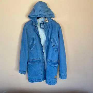 ANDY JOHNS 롱 데님 모즈 코트 M