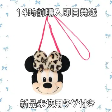 [ 택 포함 미사용 새상품 ] 미니 레오파드 무늬 숄더백 디즈니