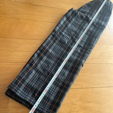 PAMEO POSE 그레이 계열 체크 슬랙스