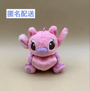 디즈니 엔젤 봉제 인형 키체인 하트 스티치