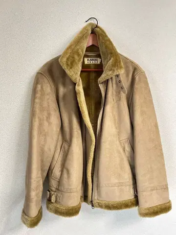 KANSAI JEANS 보아 자켓 M 베이지