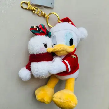 도날드 봉제 인형 키링 키체인 DISNEY CHRISTMAS