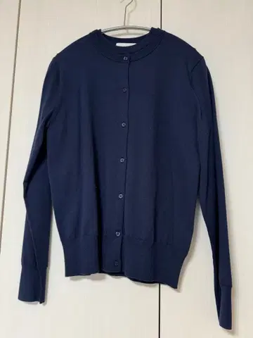 미라 오웬 니트 앙상블 네이비