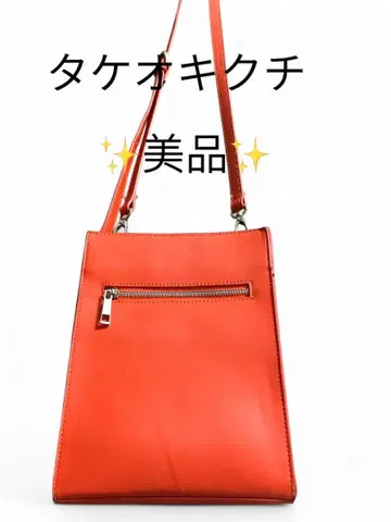 TAKEO KIKUCHI 다케오 키쿠치 오렌지 숄더백